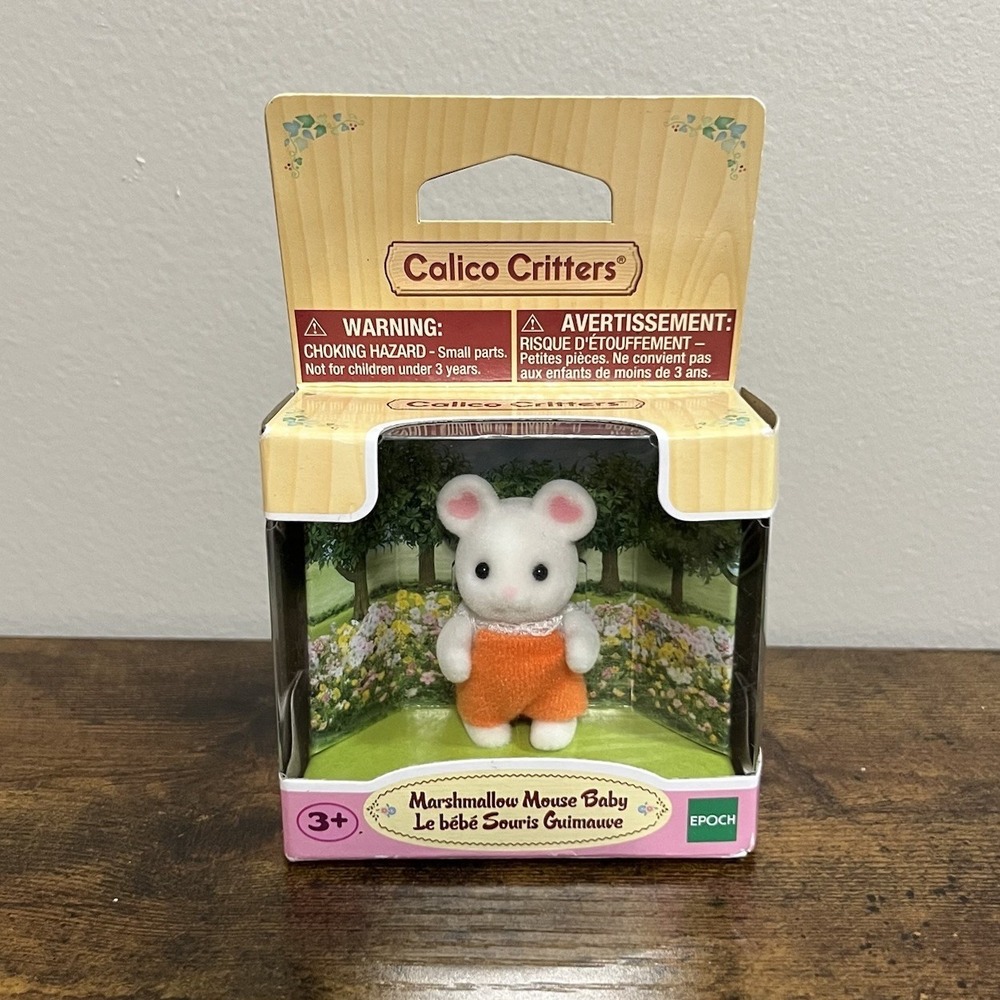 Calico Critters Marshmallow Mouse Baby Brother Albert Figure